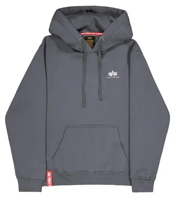 Produktbild von Alpha Industries Basic Hoody Small Logo Kapuzensweat für Herren Greyblack