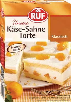 Produktbild von RUF Käse-Sahne Torte Backmischung
