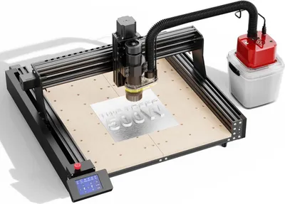 Produktbild von Two Trees TTC 450 3-Achsen CNC Fräsmaschine mit M1 Staubsauger, Schneiden von MDF, Acryl, Massivholz, Nylon, PCB, Kohlefaserplatten usw