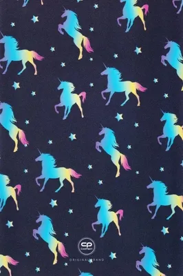 Image de Lot de 10 cahiers A5, 60 feuilles, quadrillés, Coolpack Blue Unicorn - PATIO