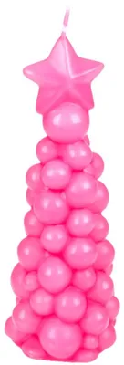 Produktbild von Bubble X-Mas Tree 6 x 17,5 cm Weihnachtskerze als Weihnachtsbaum Tanne