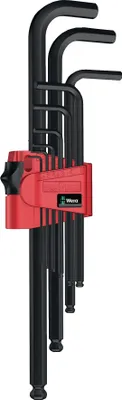 Produktbild von Wera 950/9 Hex-Plus 6 Winkelschlüsselsatz, metrisch, BlackLaser, 9-teilig
