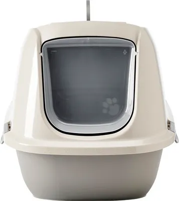 Productafbeelding van Kattentoilet Savic Leo XL, beige/grijs, 64x46x45 cm