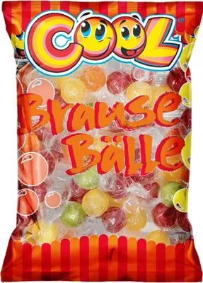 Obrázek produktu pro Cool Brause Balls ovocné bonbony s náplní z šerbetu 1000g