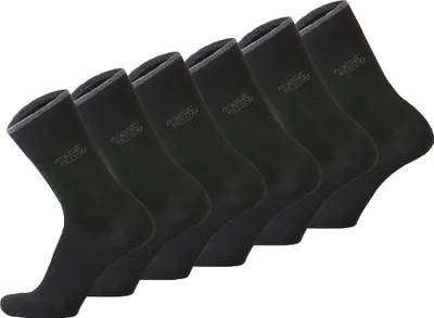Produktbild von camel active Herren Socken, 6er Pack - Basic Socken, Baumwolle Schwarz 39-42