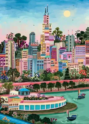 Produktbild von Pieces & Peace Puzzle Chicago - 1500 Teile Puzzle