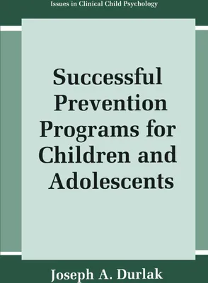 Produktbild von Successful Prevention Programs for Children and Adolescents