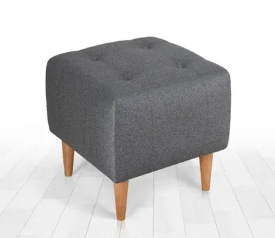 Produktbild von Hanah Home, Tomp- FLF1225, Grau, Klassische Sitzsäcke, 50% Baumwolle / 50% Samt