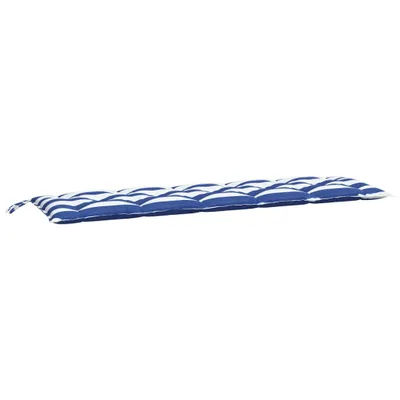 Produktbild von vidaXL Gartenbank-Auflage Blau & Weiß Gestreift 180x50x7 cm