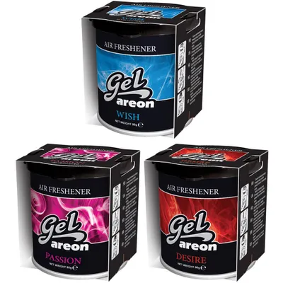 Produktbild von 3x Original Areon Gel CAN Duftdose Duftbaum Lufterfrischer DECKEL FREIE AUSWAHL
