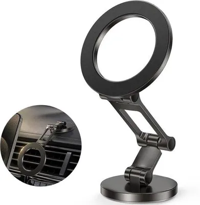 Produktbild von Famanu Magnetischer Halter für das Auto – Vollmetall, flexible Achsen, 360 Grad Rotation