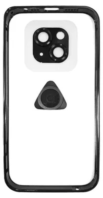 Immagine prodotto di INF Custodia Bumper in Lega di Alluminio per iPhone 13/13 Pro Nero