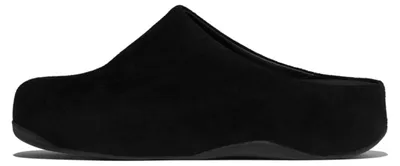 Produktbild von FitFlop Shuv Suede Clogs SCHWARZ 39