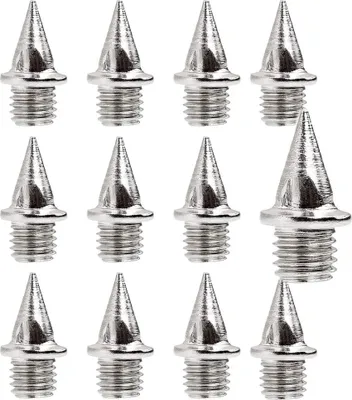 Produktbild von Precision - Leichtathletikschuh-Spikes, Pyramidenform, Set im12er-Pack RD537 (4 mm) (Silber)