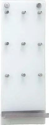 Produktbild von Zeller Schlüsselbord, Glas/Edelstahl 15x40