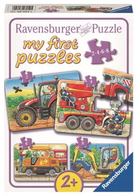 Image de Ravensburger my first puzzles 2, 4, 6, 8 pièces Au travail