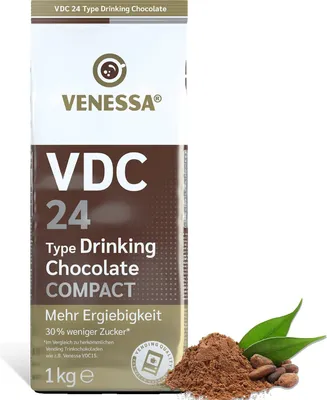 Produktbild von VENESSA VDC 24 Trinkschokolade, Kakaopulver | Vorteilspack 20 x1kg