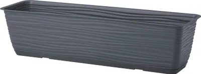 Obrázek produktu pro truhlík SAHARA s podmiskou antracit 60 cm