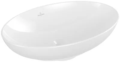 Imagen del producto de Villeroy & Boch, recipiente superior de la colección Loop & Friends, 56x38x12 cm, cerámica CeramicPlus, color blanco, diseño Alpin