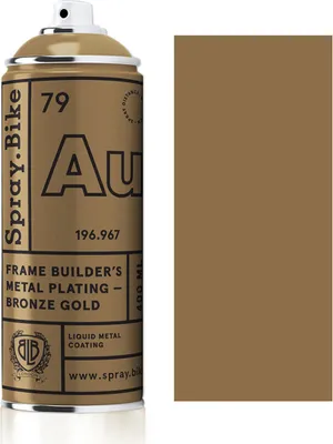 Produktbild von SPRAY.BIKE 400 ml P&F - Metal Plate Bronze glänzend