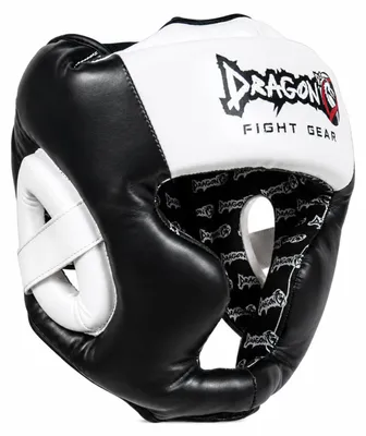 Produktbild von Dragon do 11745-P Kopfschutz mit Wangenschutz – Professioneller Sparring Helm für Kickboxen, Muay Thai & MMA – Verstellbarer Boxhelm, Stoßdämpfend & rutschfest – Schwarz (S, M, L, XL) (L)
