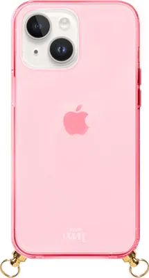 Produktbild von Cord Hülle Pink  - Kompatibel mit iPhone 15