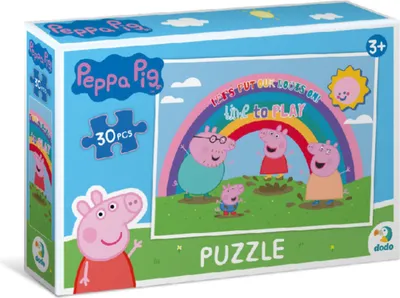 Produktbild von DODO Puzzle Peppas Schnurrhaare: Rainbow 30 Puppen