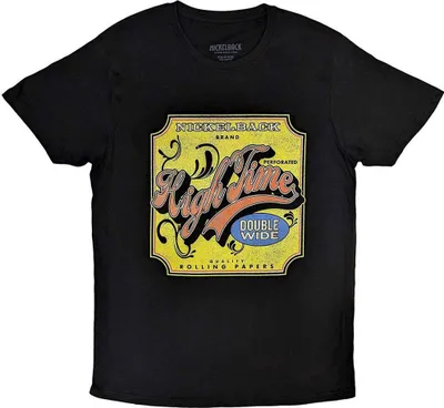 Obrázek produktu pro Nickelback - Tričko "High Time" pro muže/dámy Uni RO10253 (L) (Black)