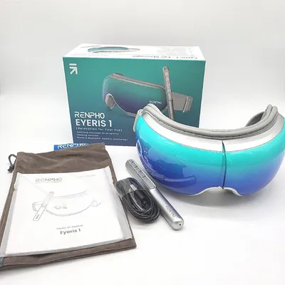 Produktbild von RENPHO Augenmassager mit Fernbedienung und Wärmefunktion Augenmassage Maske Entspannung