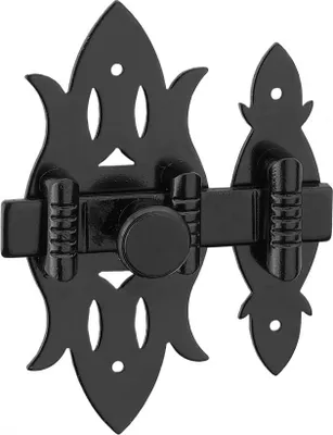 Image de Verrou de meuble Rustique, 40x90mm, fer noir - THIRARD