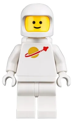 Obrázek produktu pro LEGO Minifigurka, série Classic Space – bílá, s nádržemi na vzduch a modernější helmou (tlm110)