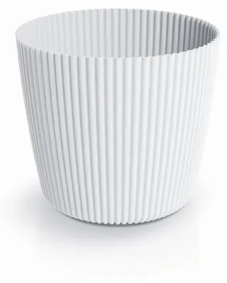 Image de Prosperplast s.r.o. Pot de fleurs MILLY ROUND blanc 39 cm