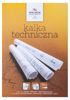 Obrázek produktu pro Koh-I-Noor Kreslicí pauzovací papír A4, 20 listů, 90 g