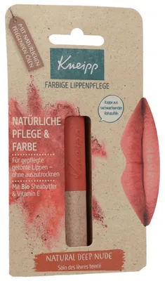Produktbild von Kneipp Natural Deep Nude, Lippenbalsam, Farblos, Frauen, Jeder Hauttyp, Natural, Natural