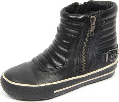 Produktbild von G3900 sneaker bimba girl ASH black leather vintage style shoe kids