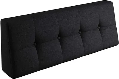 Zdjęcie produktu dla Poduszka Lermowood „Verona” do mebli z palet, 100 x 40 cm, czarna – wygodna, trwała i stylowa | Do użytku wewnątrz i na zewnątrz | Różne rozmiary i kolory |