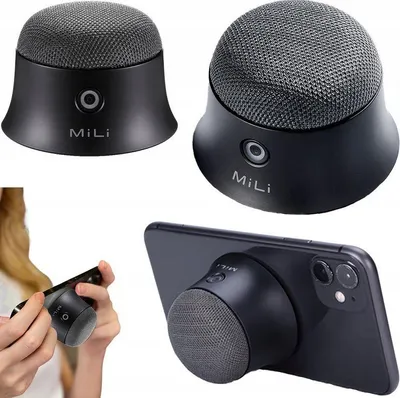 Zdjęcie produktu dla Ultron Mag Soundmate, 3 W, Bezprzewodowy, USB Type-C, Głośnik mono przenośny, Czarny, Inne