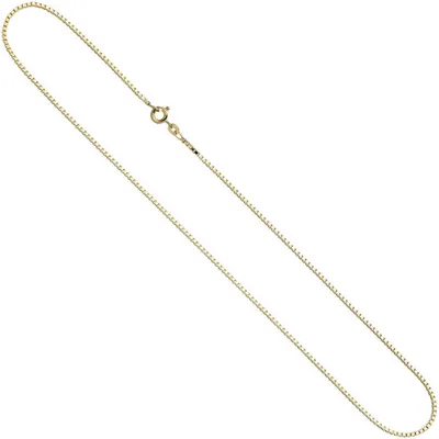 Produktbild von 1,5mm Venezianerkette Kette 333 Gold Gelbgold Goldkette 42 cm Uni