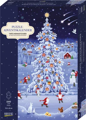 Produktbild von Puzzle-Adventskalender 'Tomtes Weihnachtszauber'