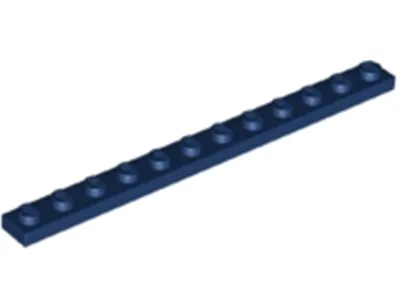 Produktbild von Lego® 1x12 Platten 60479 - 250 Stück Dunkelblau