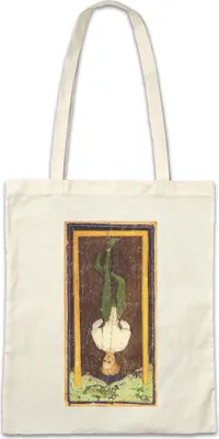 Produktbild von Urban Backwoods Tarot Arcanum Hanged Man, Stofftasche, Farbe: Beige
