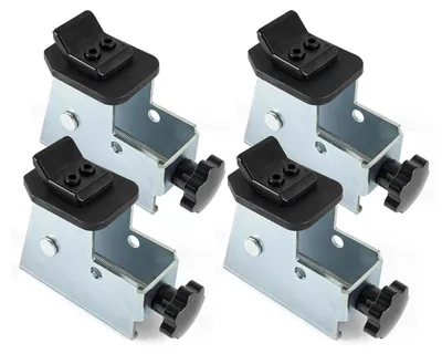 Produktbild von Motorbandadapter-Set - 4 Stück - Robustes Stahlmaterial - Rutschfester Gummi