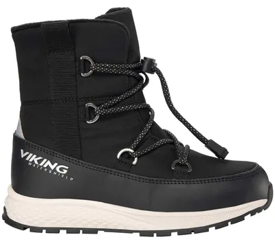 Produktbild von Viking Watershield Equip Warm WP Kinder Wasserdichte Winterstiefel mit Warmfutter Schwarz (Black), 3-94515-2