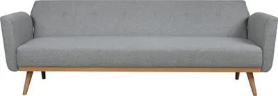 Produktbild von Schlafsofa hellgrau Schlafcouch Sofa Couch Schlaffunktion Gästebett Gästesofa