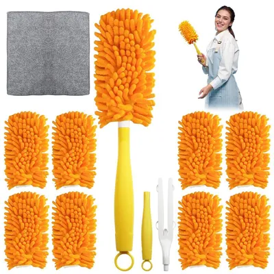 Produktbild von Staubwedel Waschbar für Swiffer Duster 8 Stück + Griff & Tuch