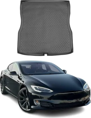 Obrázok produktu pre Rohož do batožinového priestoru Rohož do batožinového priestoru pre Tesla Model S 2012-2025 Rubber TPE Black