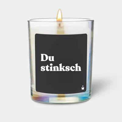 Produktbild von ChattyCandles Duftkerze Woody Du stinksch