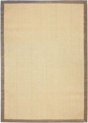 Immagine prodotto di Tappeto in pelle scamosciata intrecciata naturale, Beige, 120x170 cm