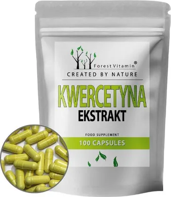 Produktbild von Quercetin 400mg - 100 Kapseln - 98% Sophora Japonica Extrakt - Forest Vitamin