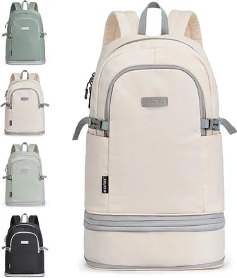Produktbild von 35L Wasserdichte Reiseenten Tasche mit Schuhkoffer und feuchter Tragetasche Leichter Beutel für den täglichen Gebrauch